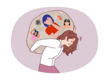 carregando as pessoas nas costas por não liberar perdão