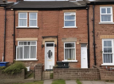 A construction site shows an early stage of building, featuring numerous steel reinforcements and foundations. Workers are visible in the background, with industrial equipment such as a digger and various materials including pipes and boards scattered around. In the background, the sea and hills can be seen, indicating a coastal location.