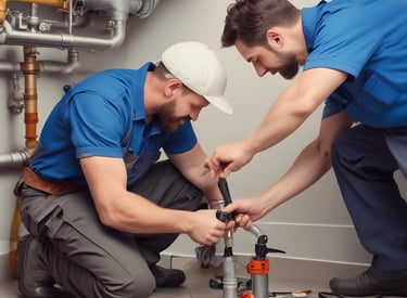 white wooden kitchen island and cupboard cabinets near glass panel door