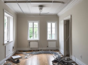 closeup photo of yellow and black handheld tool near white plastic locks