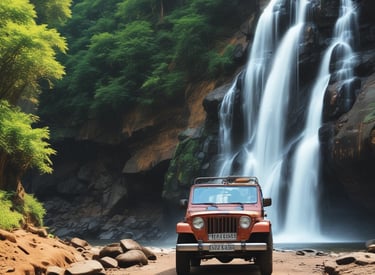 Take a rejuvenating day trip to the off-beat Dudhsagar Falls in a jeep