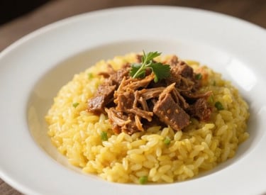 Risoto e Ragu de carne Mr. Fit Prudente