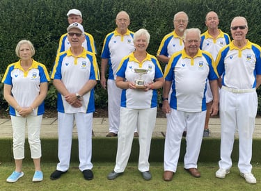 Nettleham Bowls Club win the Lincoln Area Bowls League Hospital Cup