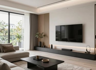 Close-up of a technician installing advanced electrical wiring in a modern home.