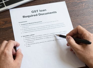 Illustration of a shield symbolizing loan security with a cross mark indicating no collateral needed.