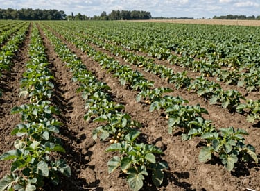 GPS-equipped tractor working on multi-region international farming operation with varied terrain.