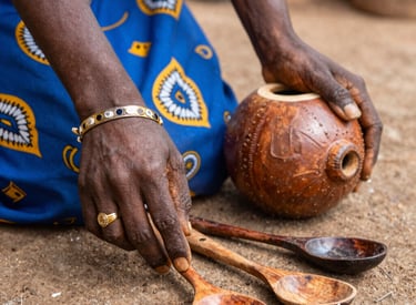 Artists collaborating in a sunlit studio surrounded by colorful canvases and sculptures.