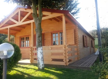 Casa in legno abitabile realizzata a Latina da Flavidar