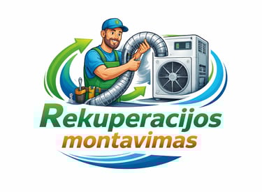 rekuperacijos montavimas