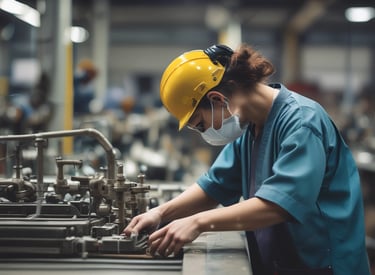 A diverse group of happy workers collaborating in a European city setting.