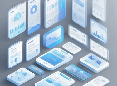 Screenshot of a clean, intuitive mobile app interface displaying analytics.