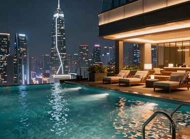 person in swimming pool during daytime