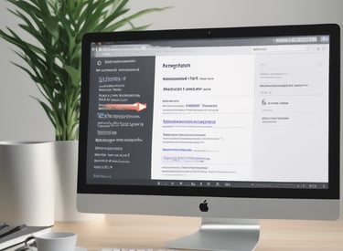 Graph showing improved website ranking on search engine results page.