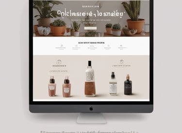 Screenshot of a Shopify store homepage redesigned for better user experience and sales.