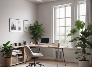 Modern living room with cozy home accessories displayed stylishly.