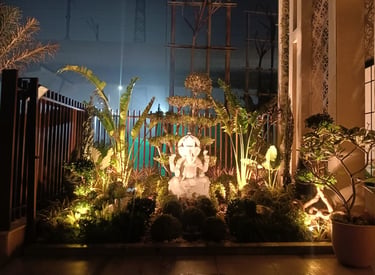 Luxury facade lighting for modern buildings in Delhi NCR BY Premanandlightz