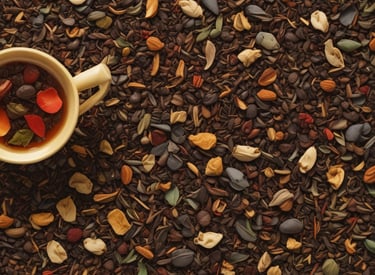 Stylish home decor items arranged in a cozy living room.