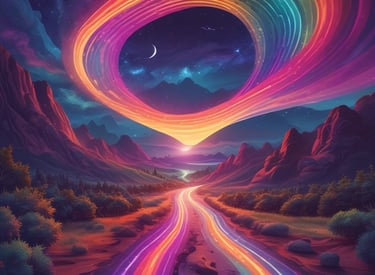 A serene night sky filled with stars, symbolizing limitless exploration.