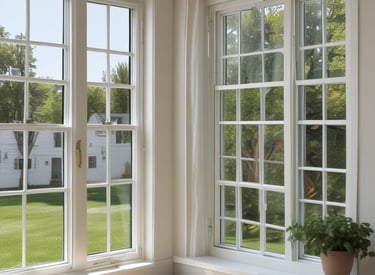 Close-up of a sparkling crystal chandelier being carefully polished inside a high-end residence.