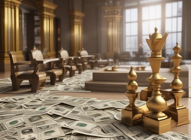 A panoramic cityscape showing iconic landmarks from the USA, UK, and Egypt under a vibrant sky.