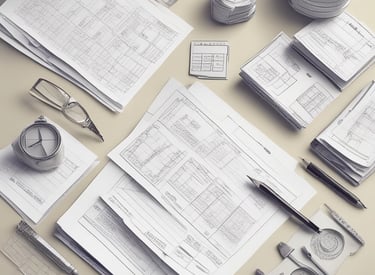 A professional reviewing detailed construction cost estimates on a laptop.