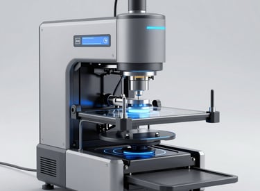 Close-up of a technician working on advanced machinery control systems.