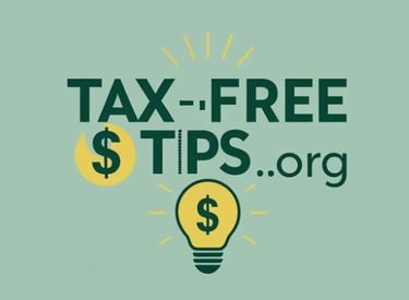 a light bulb with a dollar sign that says tax tip