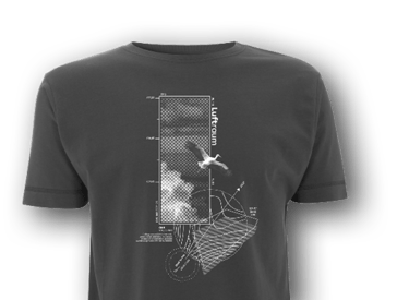 paragliding-t-shirts gleitschirm luftraum storch-isobaren höhenlinien design siebdruck textildruck