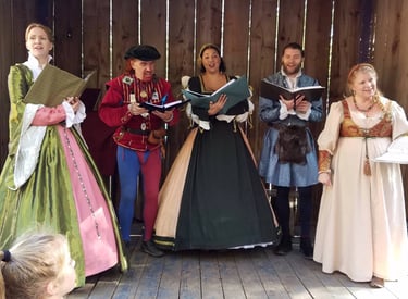 Performing at Ren Fest here in Wyandotte County.