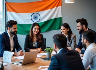 Indian founders discussing startup funding opportunities