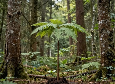 Community members gathered around a riverbank, cleaning and restoring it.