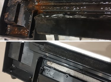 Limpeza e higienização de ar-condicionado removendo sujeira e fungos em Mogi Guaçu