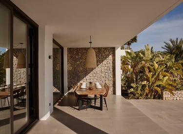 mediterranean villa interior design cala carbo ibiza