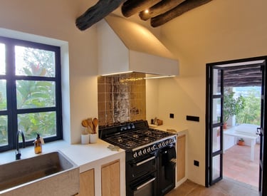 Kitchen design Ibiza villa