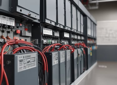 Close-up of a modern CCTV camera mounted on a building exterior in an urban area.