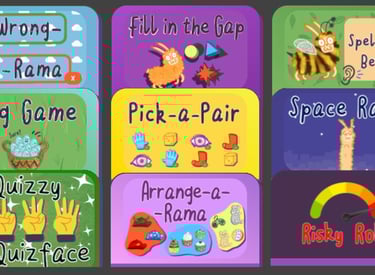 montage of all our game banners