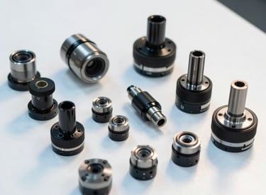 Precision machined components representing industrial insights and manufacturing trends