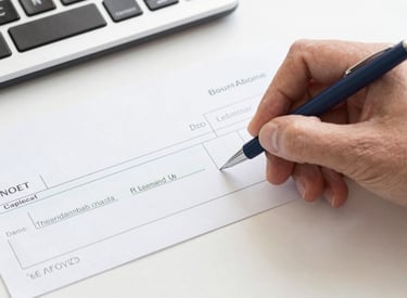 Charts and documents illustrating optimized business processes.
