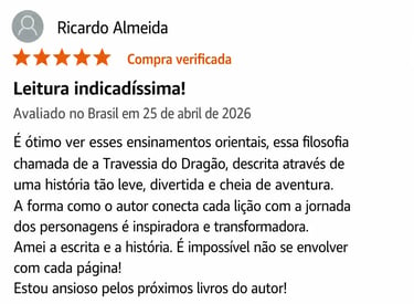 Avaliações - Livro Mate Seus Sonhos - Depoimentos