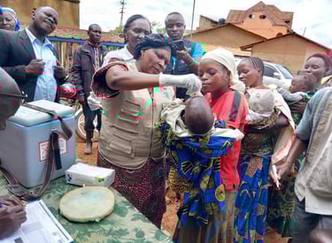 Participation à la campagne de vaccin contre la rougeole