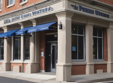Close-up of hands calculating loan payments with a calculator and documents.