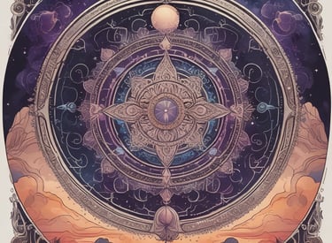 A cozy, inviting chat interface glowing softly on a smartphone screen, with a psychic's warm, smiling face in the background.