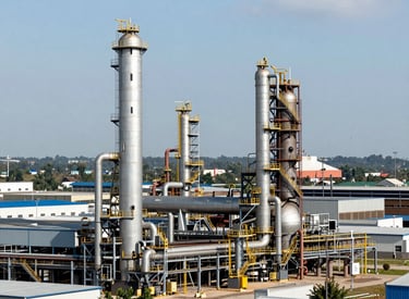 Technicians implementing EHS technology tools in a manufacturing plant