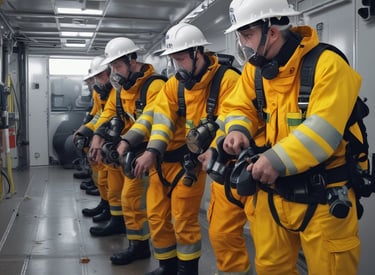 A presenter showing market research data on a large screen to attentive trainees.