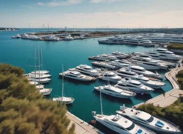 A vibrant marketplace scene showing diverse professionals exchanging safety equipment and rescue gear.