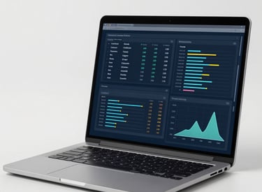 Smiling person presenting a finished product to a small group.
