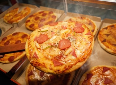 Pizza Box on Wheels Supreme Pizza