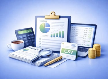 business expense accounting dashboard with receipts invoices reports and transaction tracking for company spending control