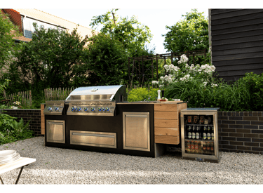 Kamado Joe setup with custom cabinetry in Winchester