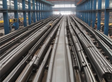 A friendly relationship manager assisting a customer with TMT bar booking on a laptop.